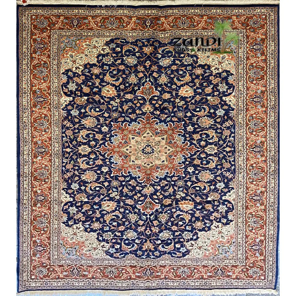 Hand knotted Persian Zabol Fine design rug size 9'7''x6'6'' RR10415
